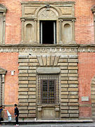 Detalle del palazzo Grifoni, Florencia