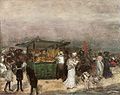 Puesto de frutas en Coney Island, de William Glackens, 1898.