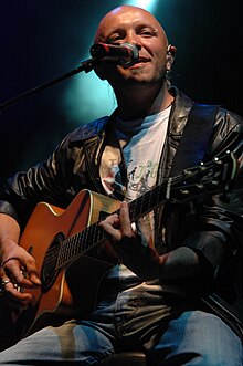 Guizmo with Tryo during Pinède Gould Festival at Juan-les-Pins, July 2007