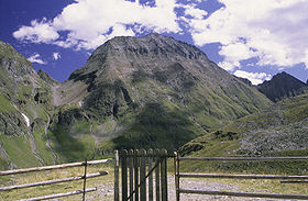 Le Hochgolling vu de l'ouest.