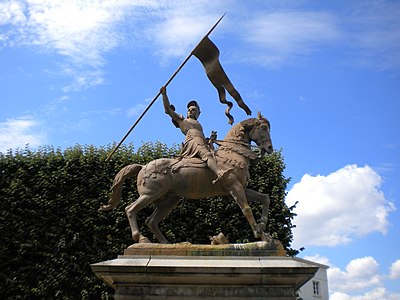 Monument à Jeanne d’Arc (1906), Nantes, place des Enfants-Nantais.