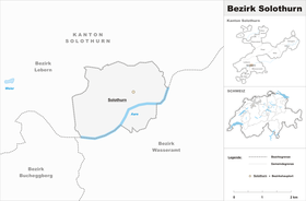 Localisation de District de Soleure