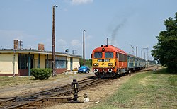 Railway passing through Hodász