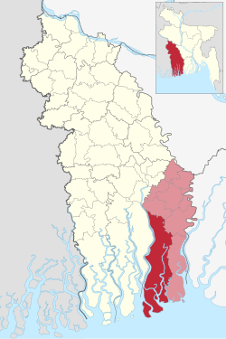 Location of Mongla