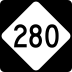 North Carolina Highway 280 marker