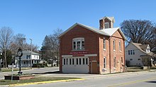 The Old Milan Fire Barn, built in 1897