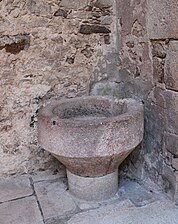 Cuve baptismale.