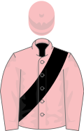 Pink, black sash