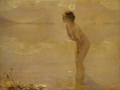 September Morn, by Paul Émile Chabas