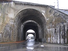 Double pont sous la voie ferrée