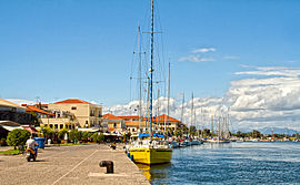 The promenade and port