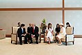 Meeting between Emperor Naruhito and former U.S. President Donald Trump with First Lady Melania Trump and Empress Masako