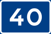 National Road 40 shield