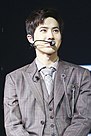 Singer Suho at Exo's fourth tour in Singapore