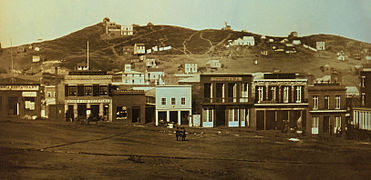 サンフランシスコの町並み（1851年頃）