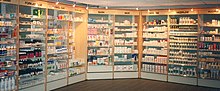 Modern pharmacy in Norway