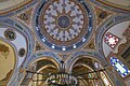 Mosquée Sinan Pacha : vue du dôme central, regardant vers le côté