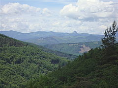 Secteur de Saint-Agrève, dans le nord-ouest.