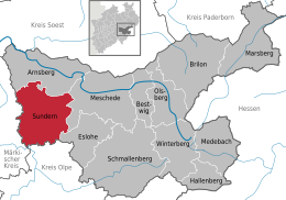 Sundern (Sauerland) – Mappa