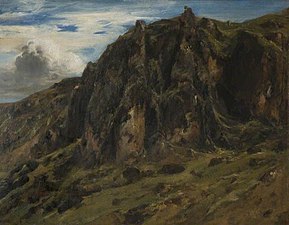 Paysage de montagne en Auvergne Barber Institute of Fine Arts