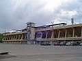 Die Fassade der Haupttribüne (Mai 2007)