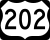 U.S. Route 202 Truck marker