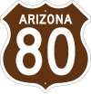 US 80 route marker