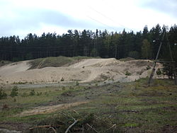 Former Viieristi sand mine in Mässa village.
