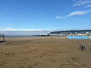 Weston Super-Mare Grand Pier and sand castle competition