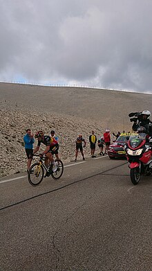 Wout van Aert au Mont Ventoux lors du Tour de France 2021