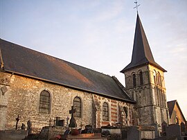 The church in Brestot