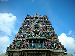 Kottaiyur Siva temple tower