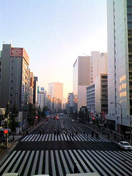 田町駅三田口付近