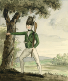 A rifleman of the Queen's Rangers, ca. 1780