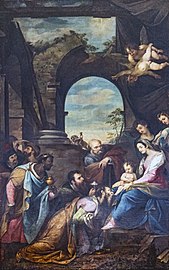 The adoration of the mages Michelaongelo Grigoletti