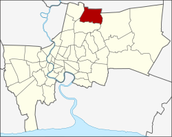 Khet location in Bangkok