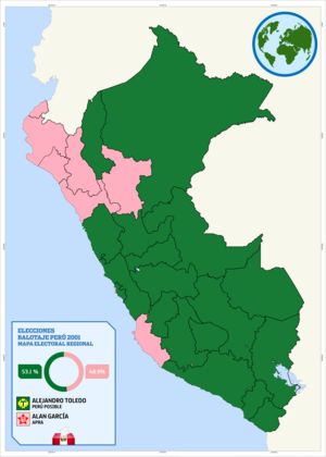 Eleições gerais no Peru em 2001