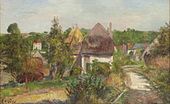 A path through the village, ca. 1900