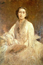 Cosima Wagner painted by Franz von Lenbach