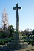 First World War Cross of Sacrifice memorial, Western Cemetery (2013)