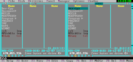 Скриншот программы DOS Navigator