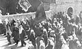 Druze parading in Safed after the Palmach victory in 1948