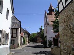 Dorfstraße, Rathaus, Kirche