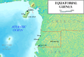 Equatorial Guinea: capital Malabo is on Bioko island, which is small in relative size but large in population (and unusually far from the mainland)