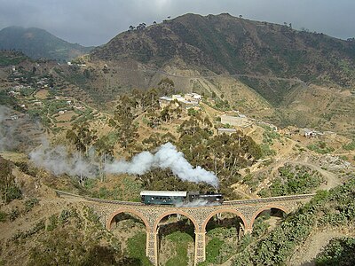 Eritrean Railway, by Optimist on the run (edited by Jjron)