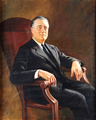 32nd President of the United States Franklin D. Roosevelt (AB, 1903)[129]
