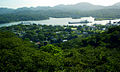Gamboa and the Panama Canal as seen from the Gamboa Rainforest Resort's Canopy Tower.