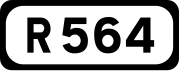 R564 road shield}}