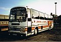 1981 Volvo B10M / Plaxton Viewmaster IV GT. The chrome grille was introduced as part of the GT option package on the Supreme IV and Viewmaster IV, but was later fitted as standard.