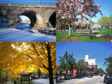 Montage showing the 4 seasons in Kent